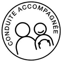 Logo de conduite accompagnée pour le site internet Campus Auto école / Moto école à Caen