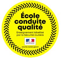 Logo "École Conduite Qualité" pour le site Campus Auto école / Moto école à Caen